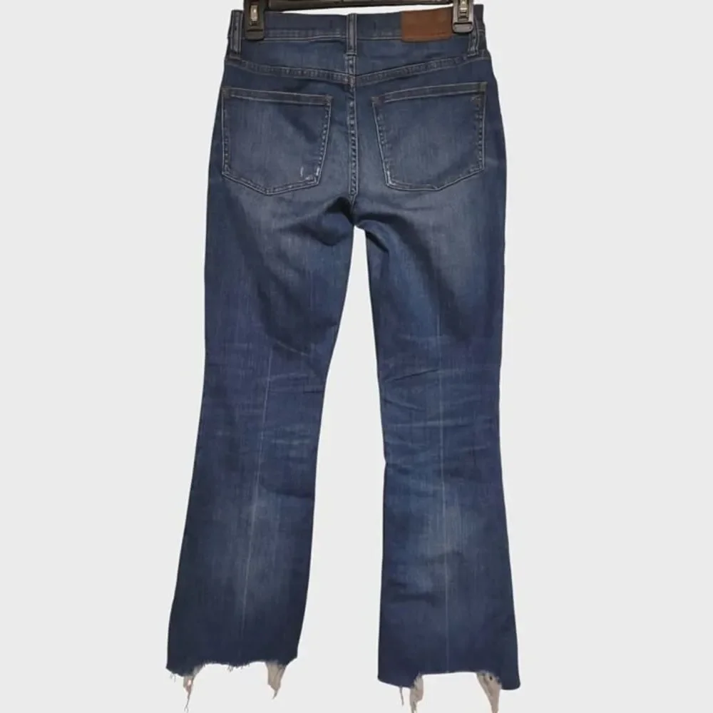 Madewell Cali Demi-Boot Jeans Women 24, 26W Casual Denim Raw Hem